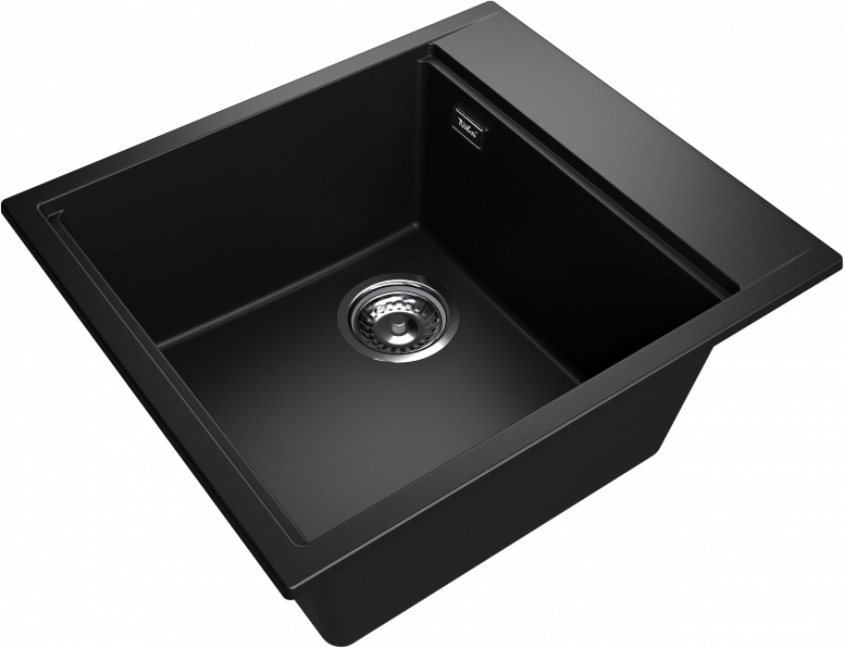 Мойка Rivelato TESORO 455-L, 450х510х200мм, черный
