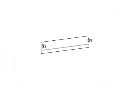 Передняя панель внутреннего ящика AvanTech You, H187, KD16, KB600, антрацит