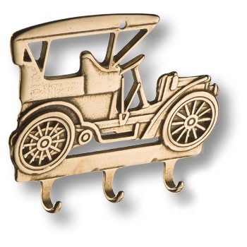 Вешалка "Авто", 00079, латунь, глянцевая латунь