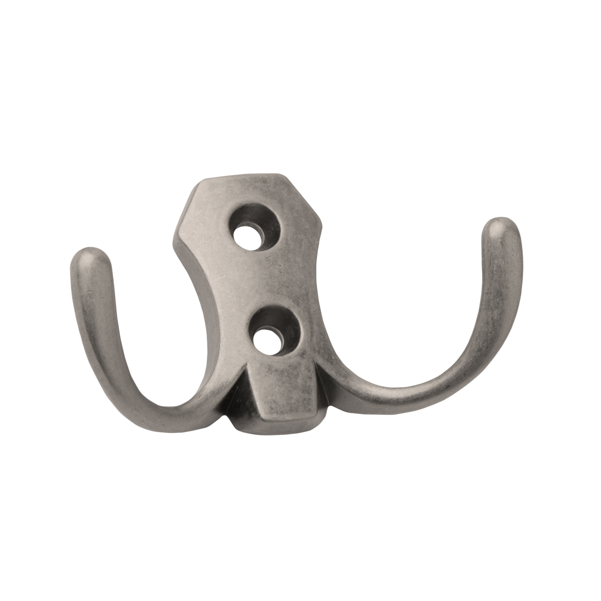 Крючок, KR 0020, двухрожковый, черненый старинный цинк