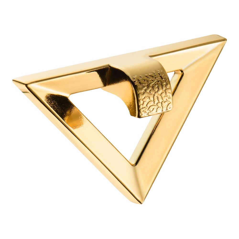 Ручка-скоба, 7430.032 Gold, 32мм, металл, глянцевое золото