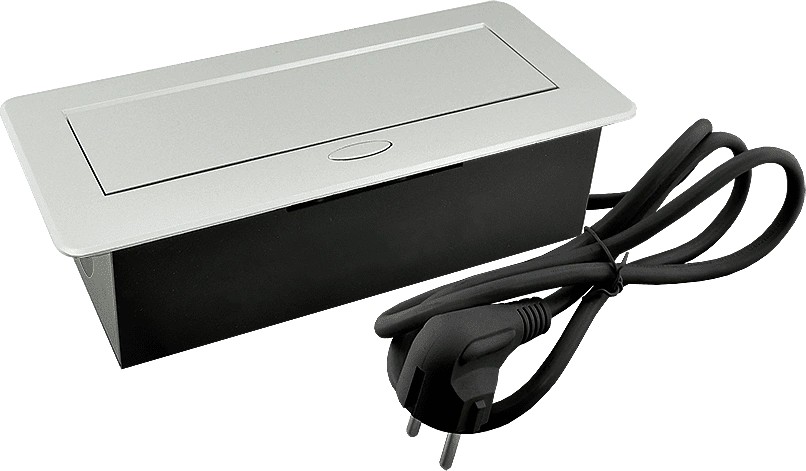 Горизонтальная, 3хEURO, полуавтомат, серый, 263х117х65мм, металл/пластик, AQ