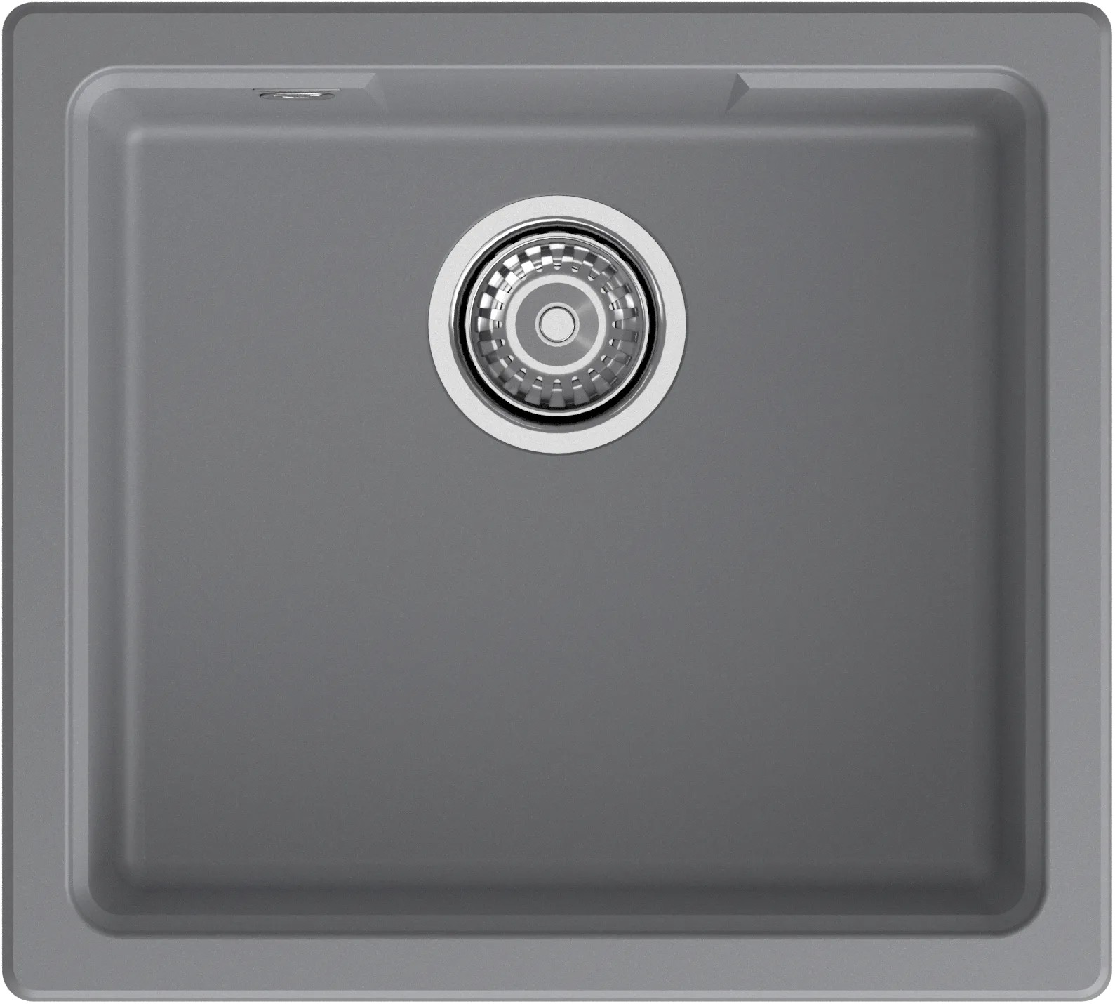 Мойка GranFest URBAN 4550, 450х500 мм, темно-серый