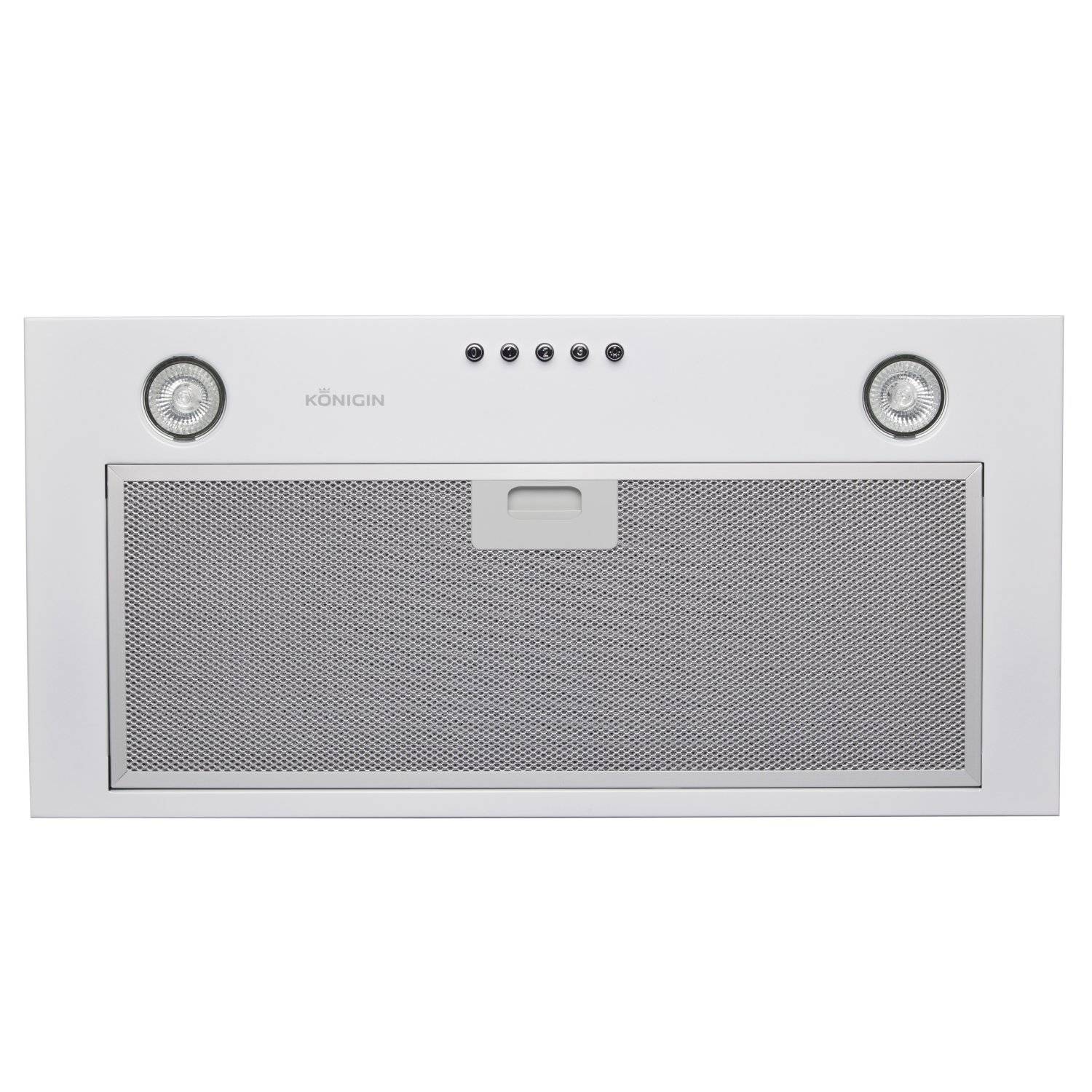 Вытяжка полновстраиваемая Inbox Plus, 60см, без угольного фильтра, белый, Konigin