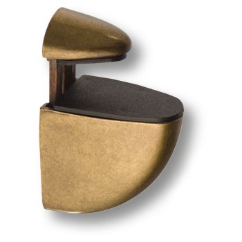 Полкодержатель "пеликан", 8400-22, 40х40х25мм, старая бронза (комплект 2 шт)