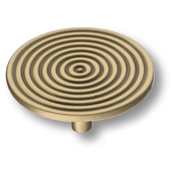 Ручка-кнопка, 4134002MP35, d=50мм, металл, матовое золото