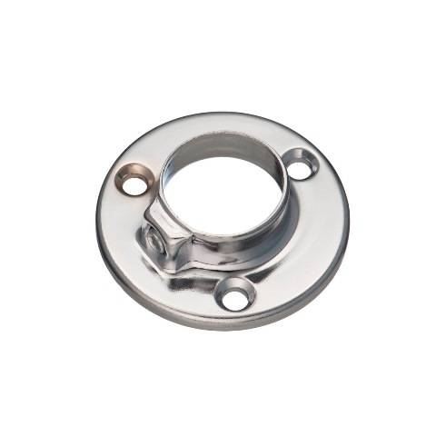 Фланец для трубы d=25мм, сталь, хром, CMF