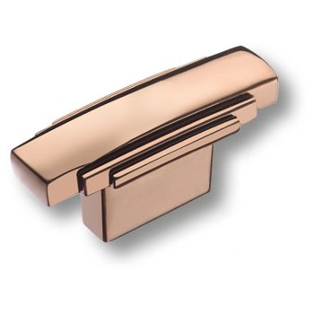 Ручка-кнопка, 4215 0016 RS, 25х20х53мм, металл, розовое золото
