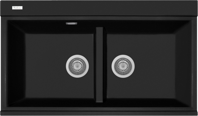 Мойка Rivelato FONDE 8638-2, 860х510х235мм, черный