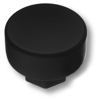 Ручка-кнопка, 4126002MP24, d=38мм, металл, черный