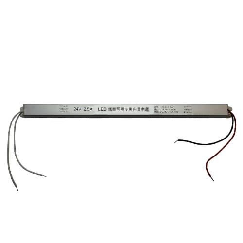 Трансформатор LS 60W/24V, IP33, 170-265V, 290х18х18мм, узкий, алюм. корпус