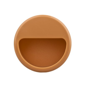 Ручка врезная круглая, d=50мм, пластик, ольха