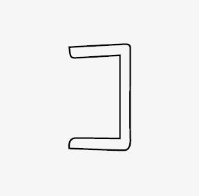 Торцевая заглушка для цоколя, h=100мм, пластик, белый глянец, Россия