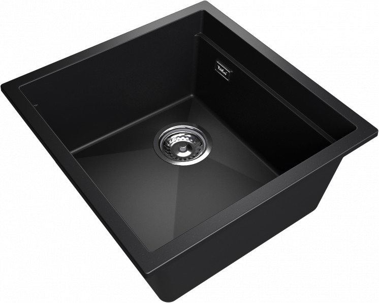 Мойка Rivelato LINO 454-L, 450х440х200мм, черный