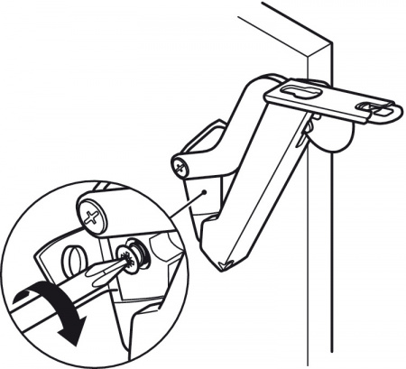 Подъемник ФриСпейс мини тип B, Ш=200-1200мм, В=225-650мм, 0,7-4,3 кг, антрацит, Hafele