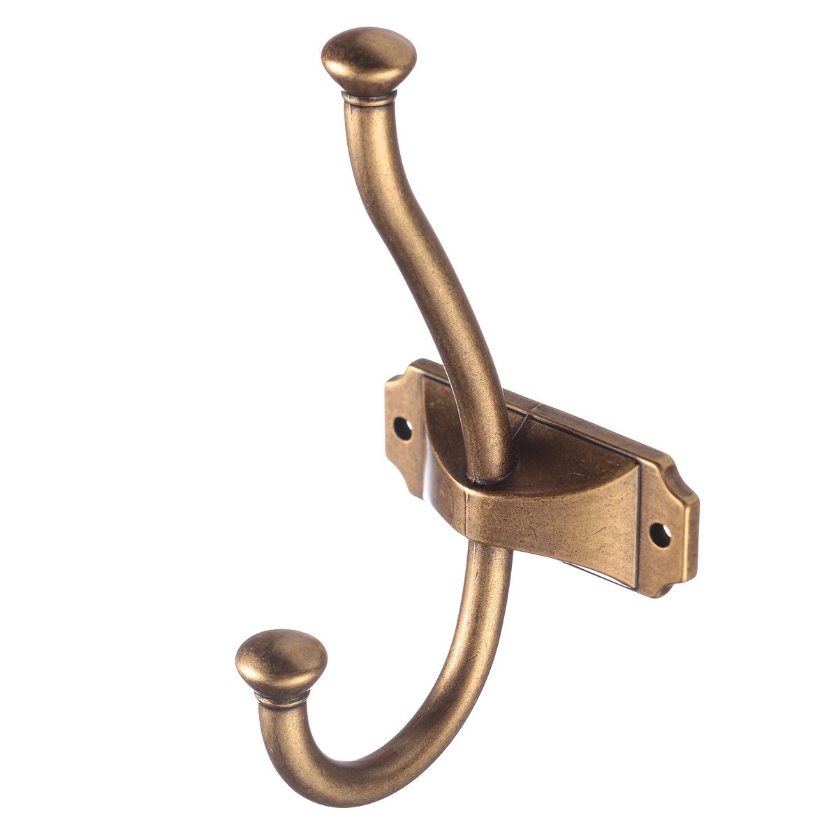 Крючок, WZ-CRAFT-04, двухрожковый, металл, старое золото, GTV