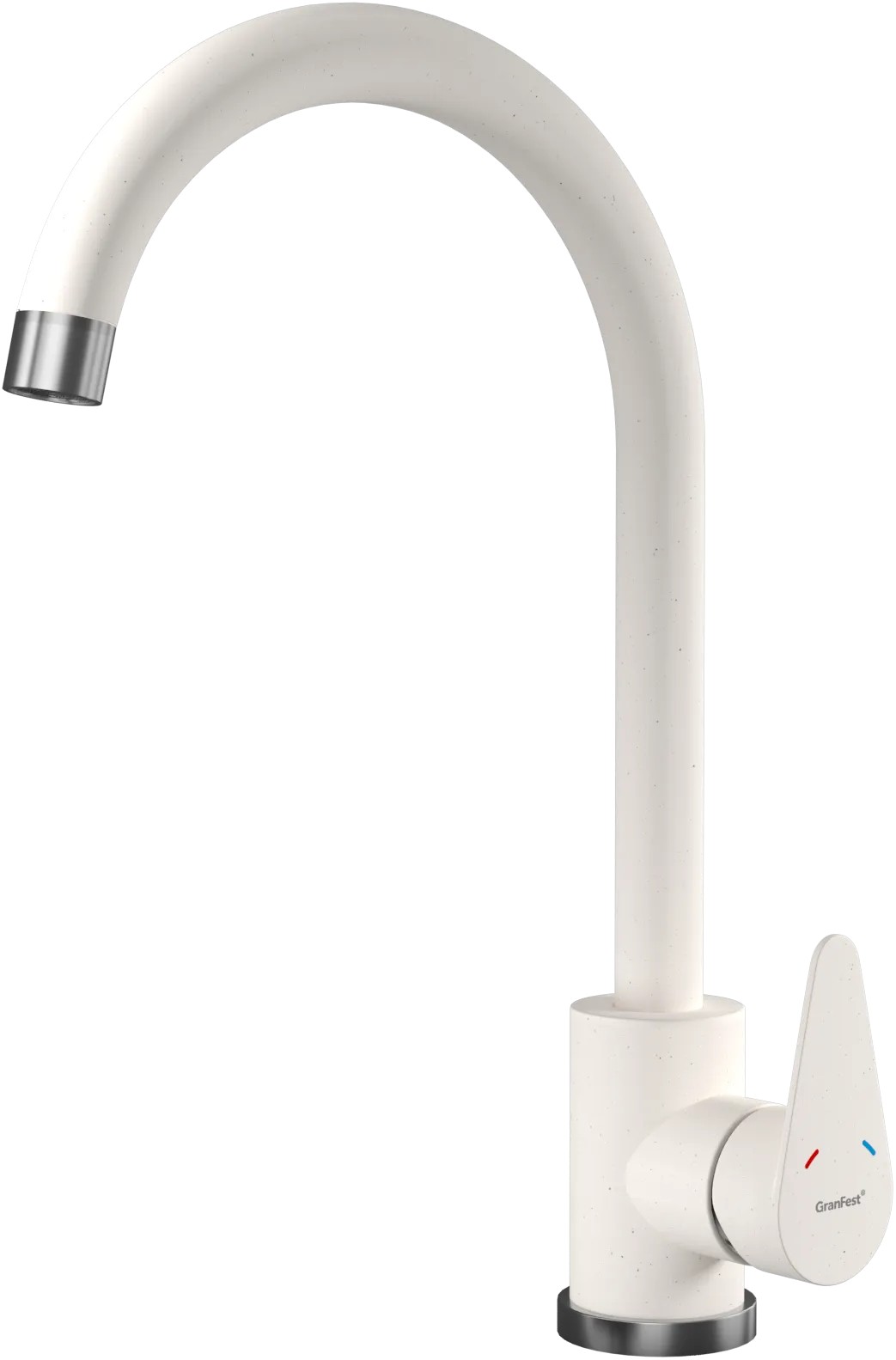 Смеситель GranFest Quarz Z-5412, белый