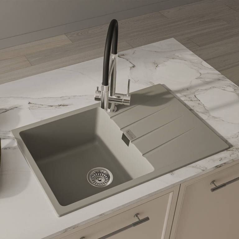 Мойка Rivelato RAUM 78, 780х500х200мм, топаз