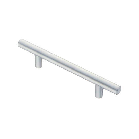 Ручка-рейлинг, матовый хром, d=10мм, 96/156мм, Kerron