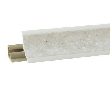 Плинтус LB-23, камешки бьянко, 3000мм