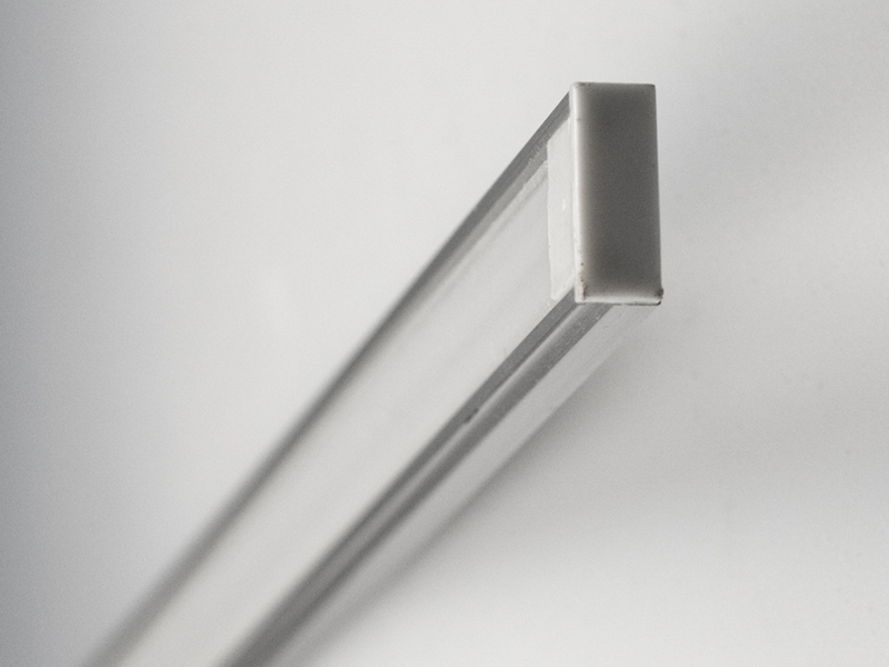 Профиль накладной 16х6х2000мм, лента ≤10мм, алюминий (диффузор, заглушки, крепеж), SP261/80