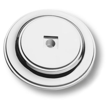 Подложка для мебельных ручек, 3043 0050 CR, d=50мм, металл, глянцевый хром