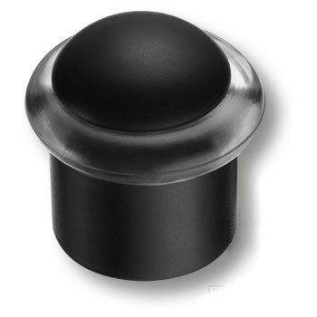 Стопор для двери, 15-090, металл, черный