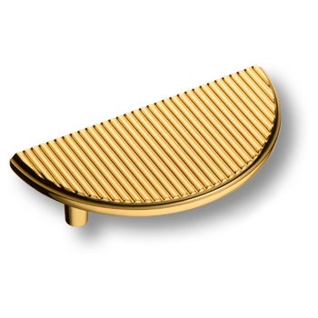 Ручка-скоба, 1197 064MP11, 64мм, металл, глянцевое золото