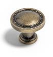 Ручка-кнопка, FH.0017.000.AB, d=28мм, металл, бронза/100