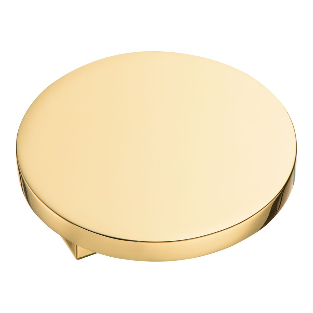 Ручка-кнопка, 7207 0060 GL-GL, d=60мм, металл, глянцевое золото