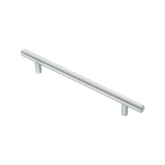 Ручка-рейлинг, матовый хром, d=10мм, 160/220мм, Kerron