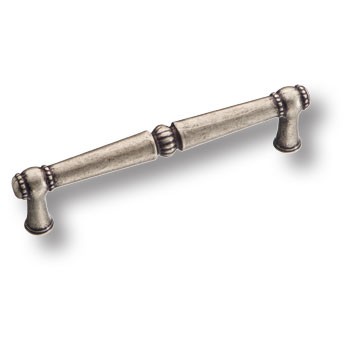 Ручка-скоба, 4457 0128 OSM, 128мм, металл, старое серебро