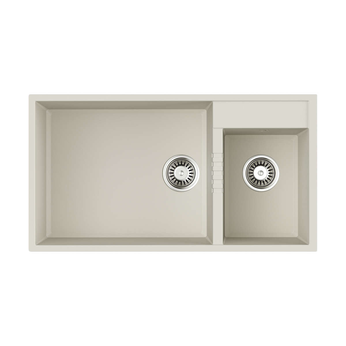 Мойка Tedori 85-2-U-WH, Tetogranit/белый