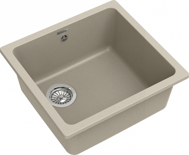 Мойка Rivelato BERKANA 45, 490х460х200мм, темно-бежевый