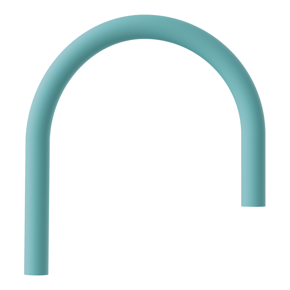 Сменный гибкий шланг OT-01 AZ, azur blue