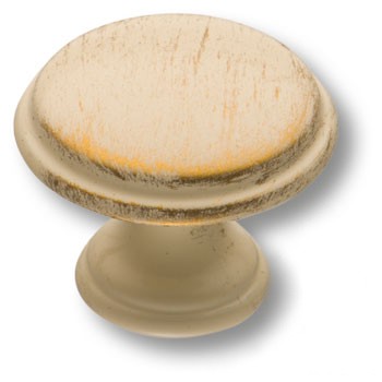 Ручка-кнопка, 15.330.29.20, d=29мм, металл, слоновая кость с позолотой