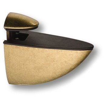 Полкодержатель "пеликан", 8410-22, 114х72х40мм, старая бронза (комплект 2 шт)