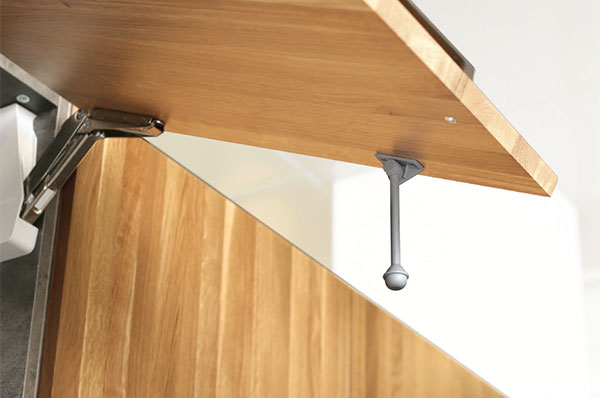 Ручка для подъёмников, пластик, серый