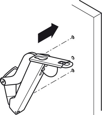 Подъемник ФриСпейс мини тип B, Ш=200-1200мм, В=225-650мм, 0,7-4,3 кг, антрацит, Hafele