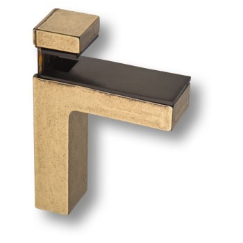 Полкодержатель "пеликан", 8450-22, 85х78х28мм, старая бронза (комплект 2 шт)