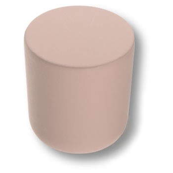 Ручка-кнопка, 8161-681 PINK, d=25мм, металл, розовый матовый