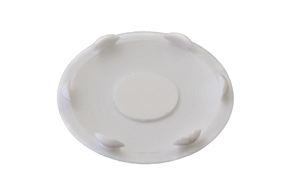 Заглушка для отверстия под чашечку d=35мм, h=5мм, пластмасса, белый, GTV