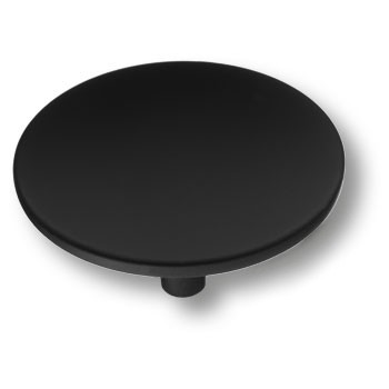 Ручка-кнопка, 4137002MP24, d=50мм, металл, черный