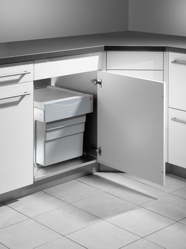 Выдвижная система сортировки "Easy-Cargo", 1х30л, 1х19л, 430x465x455мм, в шкаф от 500мм