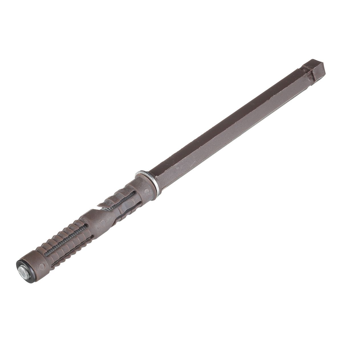 Полкодержатель скрытый d=12мм, L=120мм, сталь/пластик, 15кг на пару, GTV