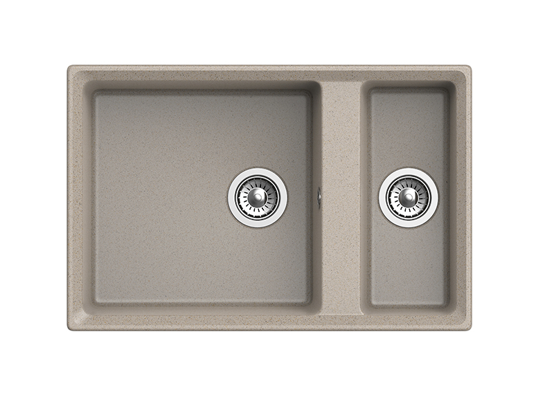 Мойка GranFest LEVEL 760K, 760х500 мм, песочный