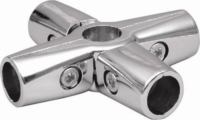 R-45 Соединитель для 5 труб, хром, CMF