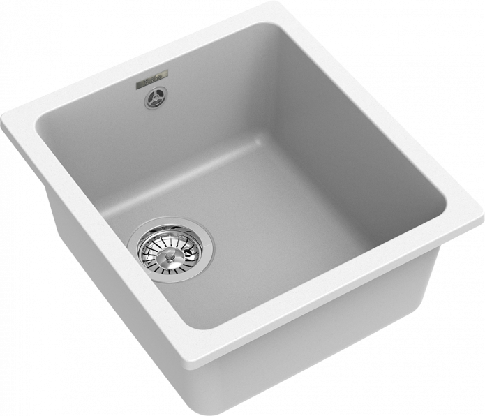 Мойка Rivelato BERKANA 35, 410х460х200мм, иней