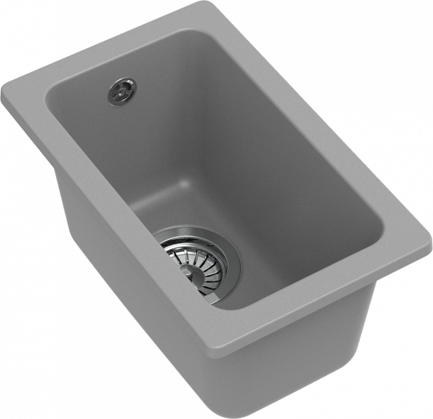 Мойка Rivelato BERKANA 25, 310х460х190мм, серый металлик