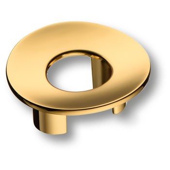Ручка-кнопка, 281032MP11, d=56мм, металл, глянцевое золото